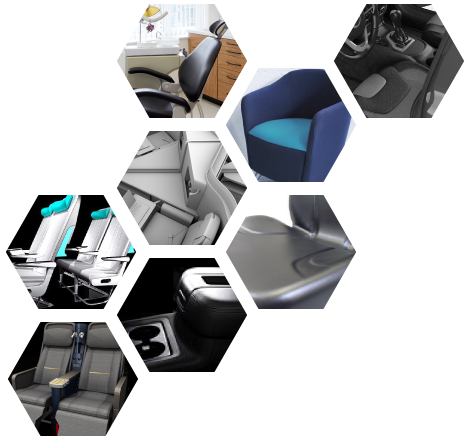 Interfoam-Images-in-Hexagons-V2 Interfoam Products Montage